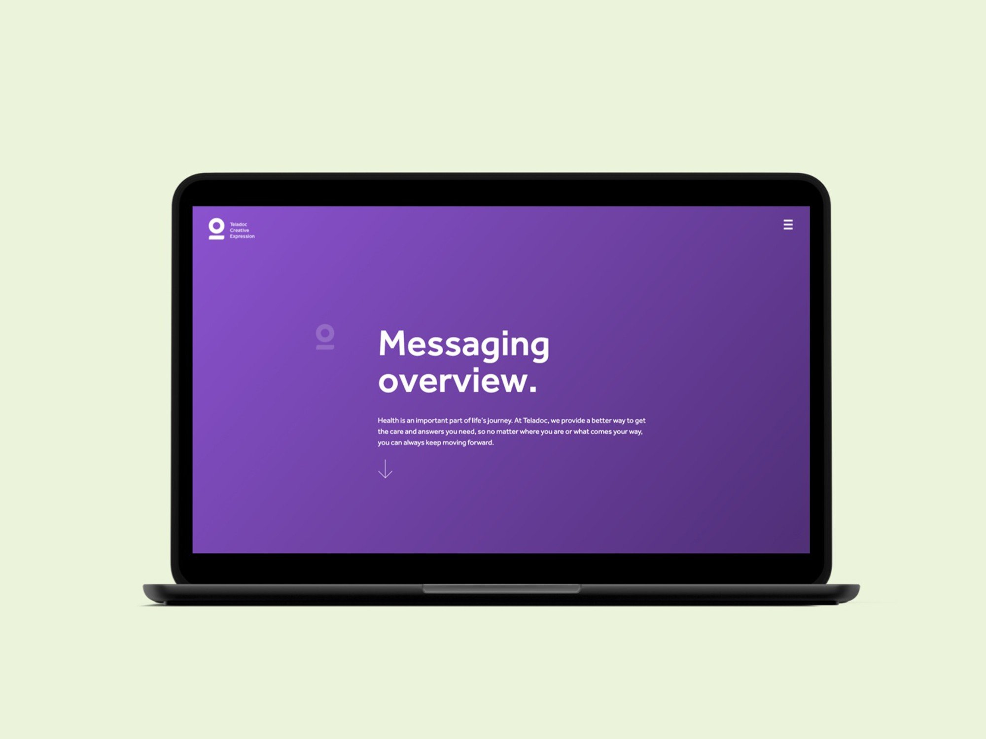 Earlier messaging overview page